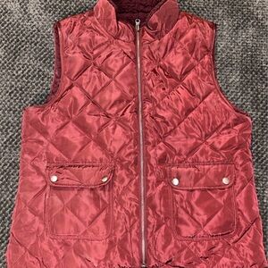 Maroon Reversible Vest size large